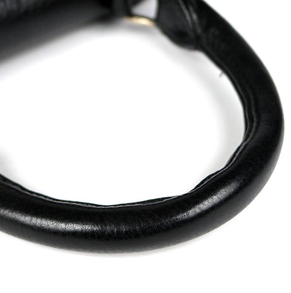 CHROME HEARTS DOG ADAMS BS Flare Leather SV925 Black