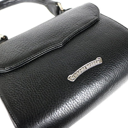 CHROME HEARTS DOG ADAMS BS Flare Leather SV925 Black