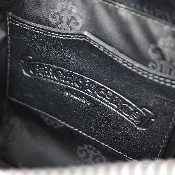 CHROME HEARTS DOG ADAMS BS Flare Leather SV925 Black