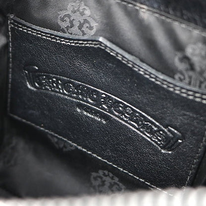 CHROME HEARTS DOG ADAMS BS Flare Leather SV925 Black