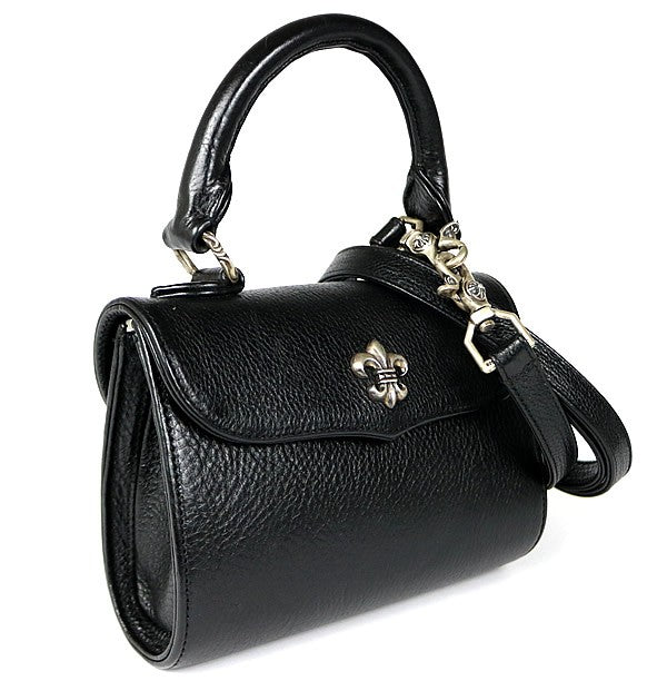 CHROME HEARTS DOG ADAMS BS Flare Leather SV925 Black