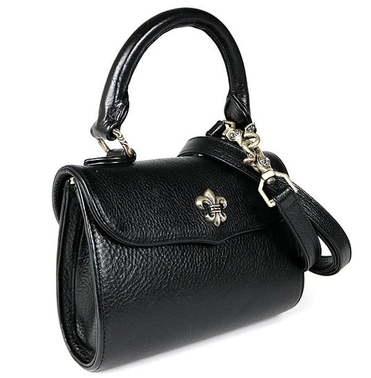 CHROME HEARTS DOG ADAMS BS Flare Leather SV925 Black