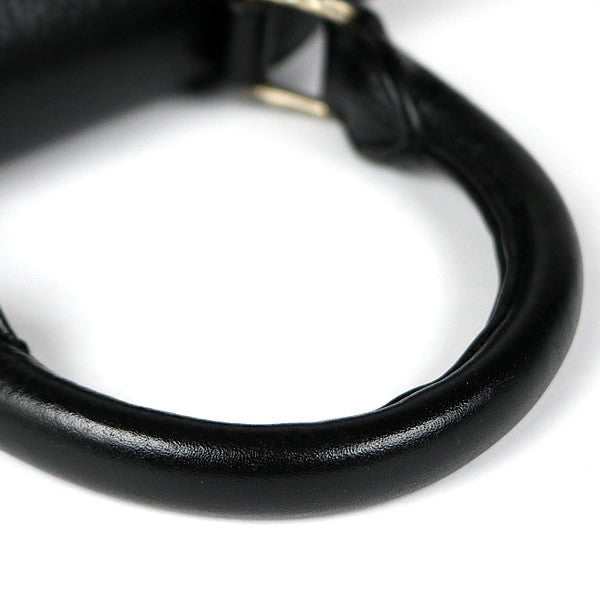 CHROME HEARTS DOG ADAMS BS Flare Leather SV925 Black