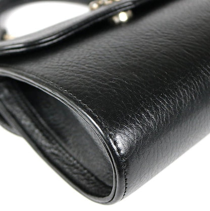 CHROME HEARTS DOG ADAMS BS Flare Leather SV925 Black