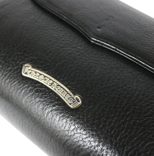 CHROME HEARTS DOG ADAMS BS Flare Leather SV925 Black