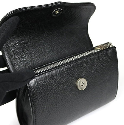 CHROME HEARTS DOG ADAMS BS Flare Leather SV925 Black