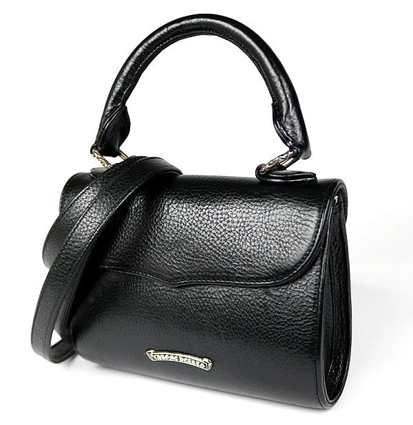 CHROME HEARTS DOG ADAMS BS Flare Leather SV925 Black