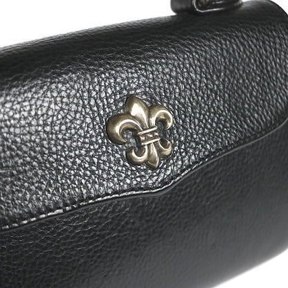 CHROME HEARTS DOG ADAMS BS Flare Leather SV925 Black