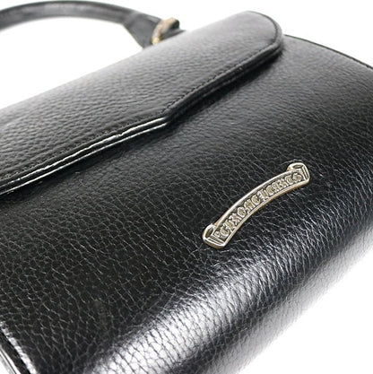 CHROME HEARTS DOG ADAMS BS Flare Leather SV925 Black