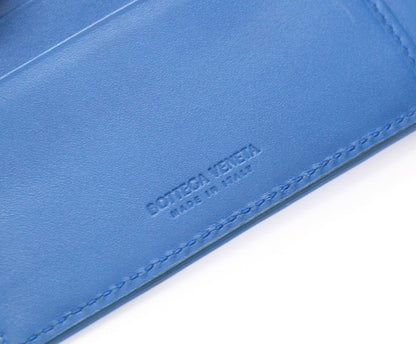BOTTEGA VENETA Intrecciato Wallet Blue