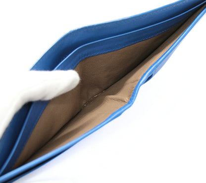 BOTTEGA VENETA Intrecciato Wallet Blue