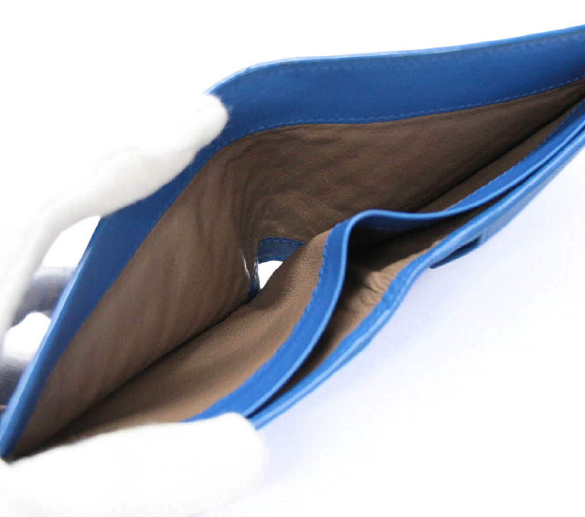 BOTTEGA VENETA Intrecciato Wallet Blue