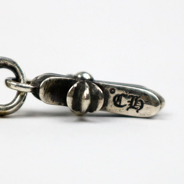 CHROME HEARTS Baby Fat Cross Drop Earrings Silver