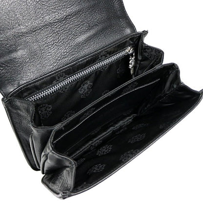 CHROME HEARTS GROW UP STRAW Small CH Cross Handbag Black