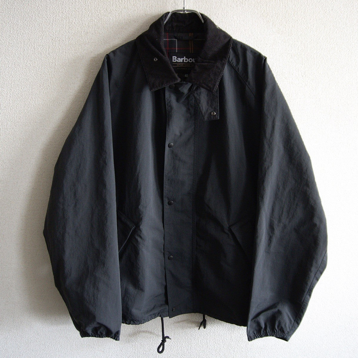 BARBOUR Transport Nylon Jacket Black Size XXS