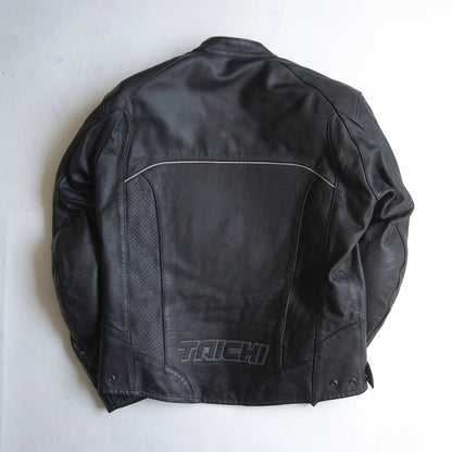 RS TAICHI Signature Leather Rider Jacket RSJ820 Size XL