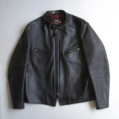 SCHOTT 641XX Single Rider Leather Jacket Black Size S