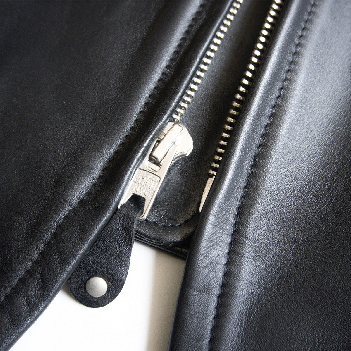 SCHOTT 641XX Single Rider Leather Jacket Black Size S
