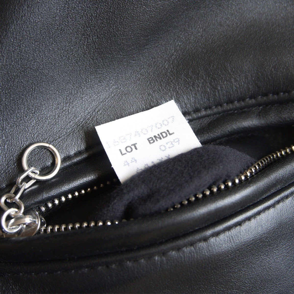 SCHOTT 641XX Single Rider Leather Jacket Black Size S