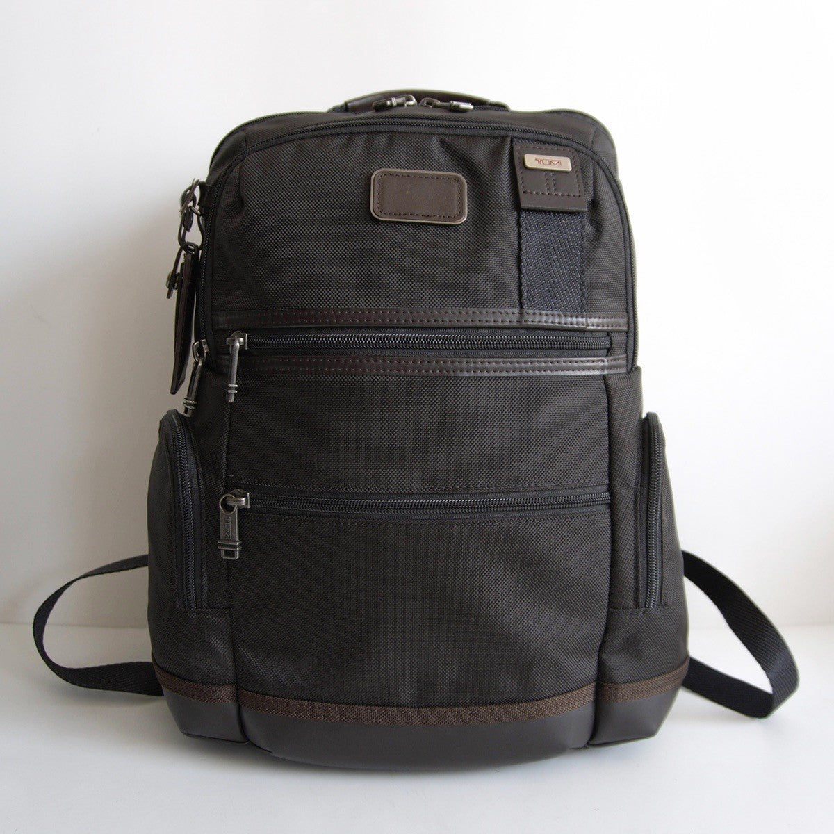 TUMI Alpha Bravo Parrish Backpack Black Brown Size ONE SIZE