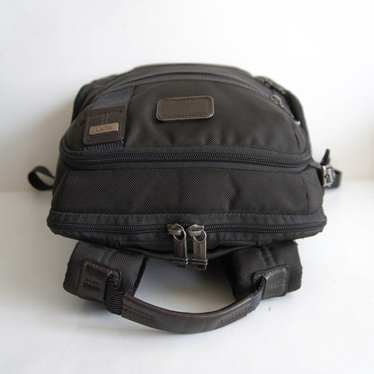 TUMI Alpha Bravo Parrish Backpack Black Brown Size ONE SIZE