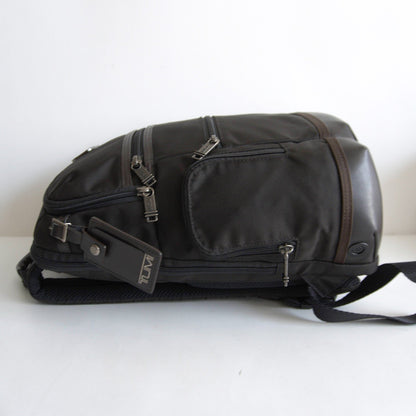 TUMI Alpha Bravo Parrish Backpack Black Brown Size ONE SIZE