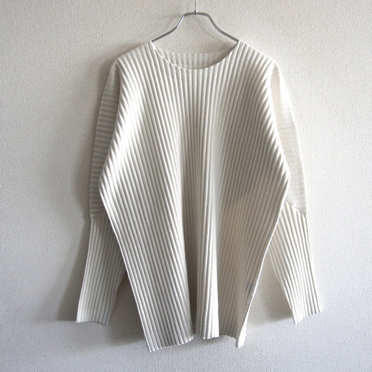 HOMME PLISSE ISSEY MIYAKE Pleated Top Natural Size L
