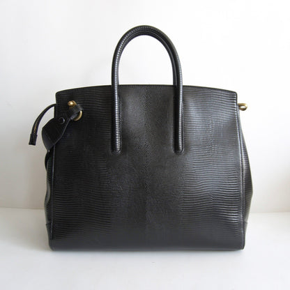 TOFF&LOADSTONE Jolie Black Lizard Embossed Size ONE SIZE