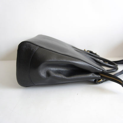 TOFF&LOADSTONE Jolie Black Lizard Embossed Size ONE SIZE