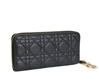 Christian Dior Lady Dior Wallet Black