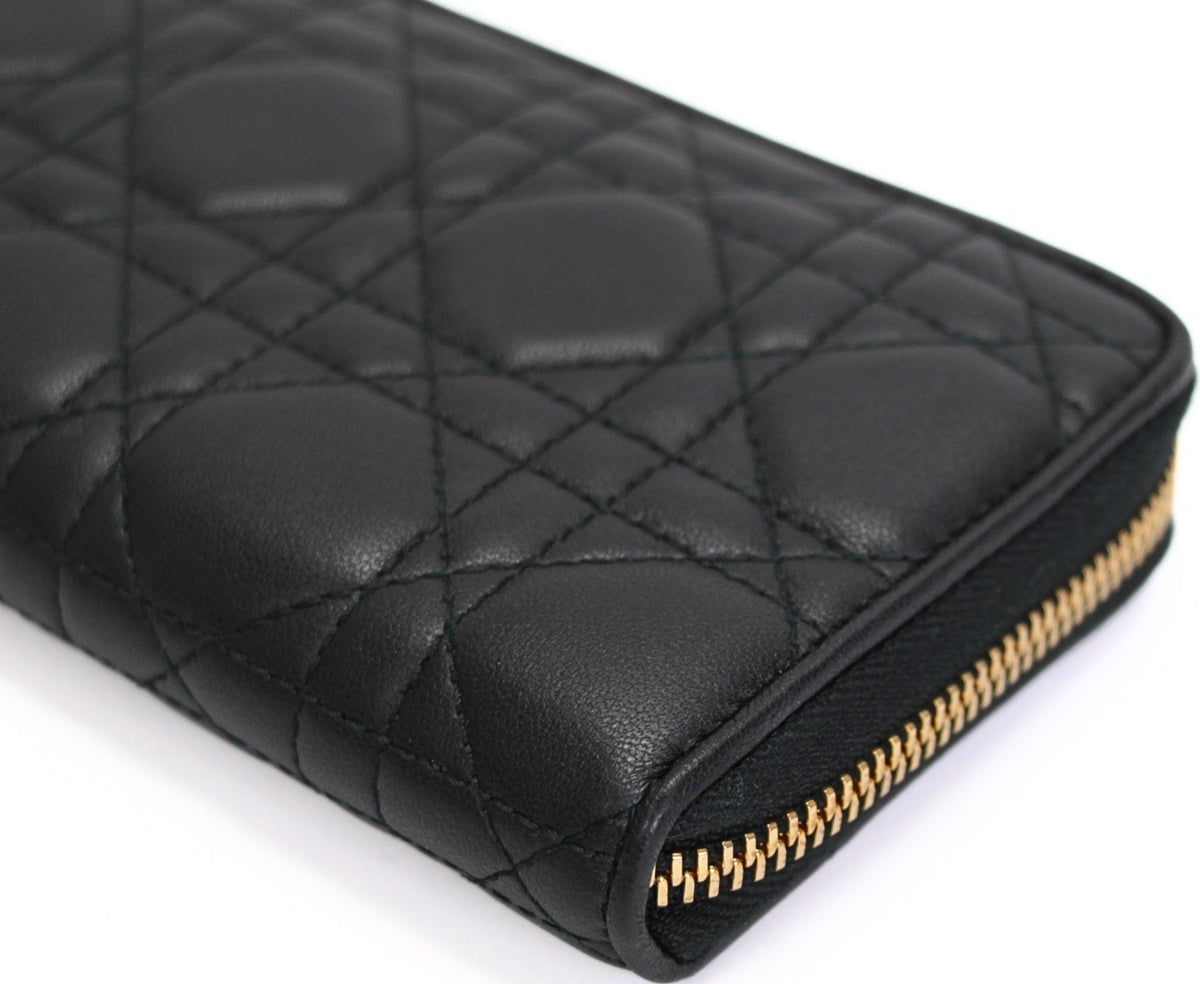 Christian Dior Lady Dior Wallet Black