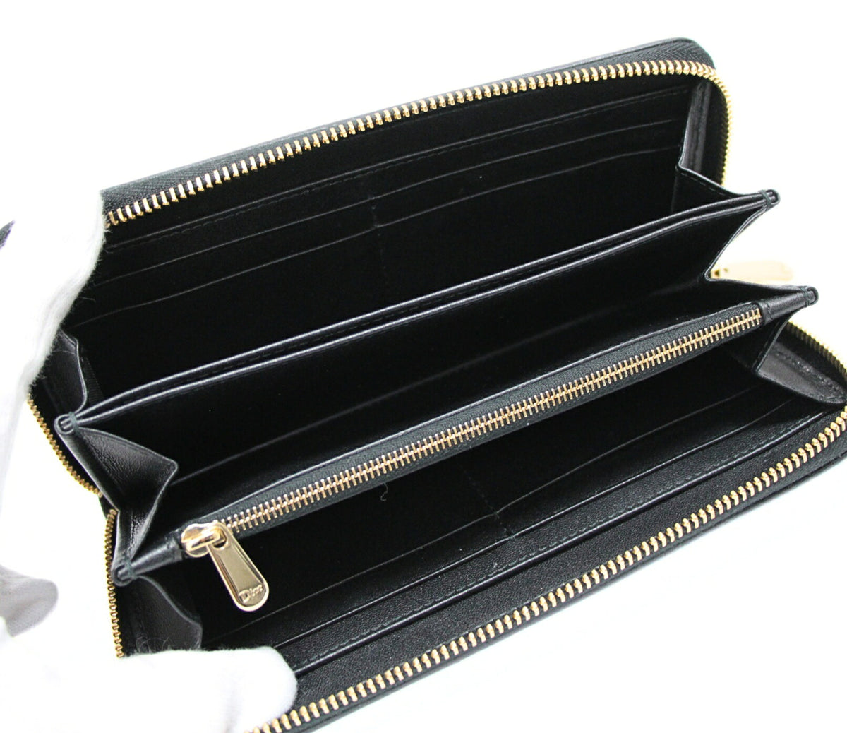 Christian Dior Lady Dior Wallet Black