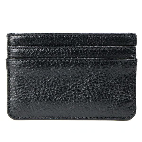 CHROME HEARTS Double Side Scroll Label Card Holder Black Card Case
