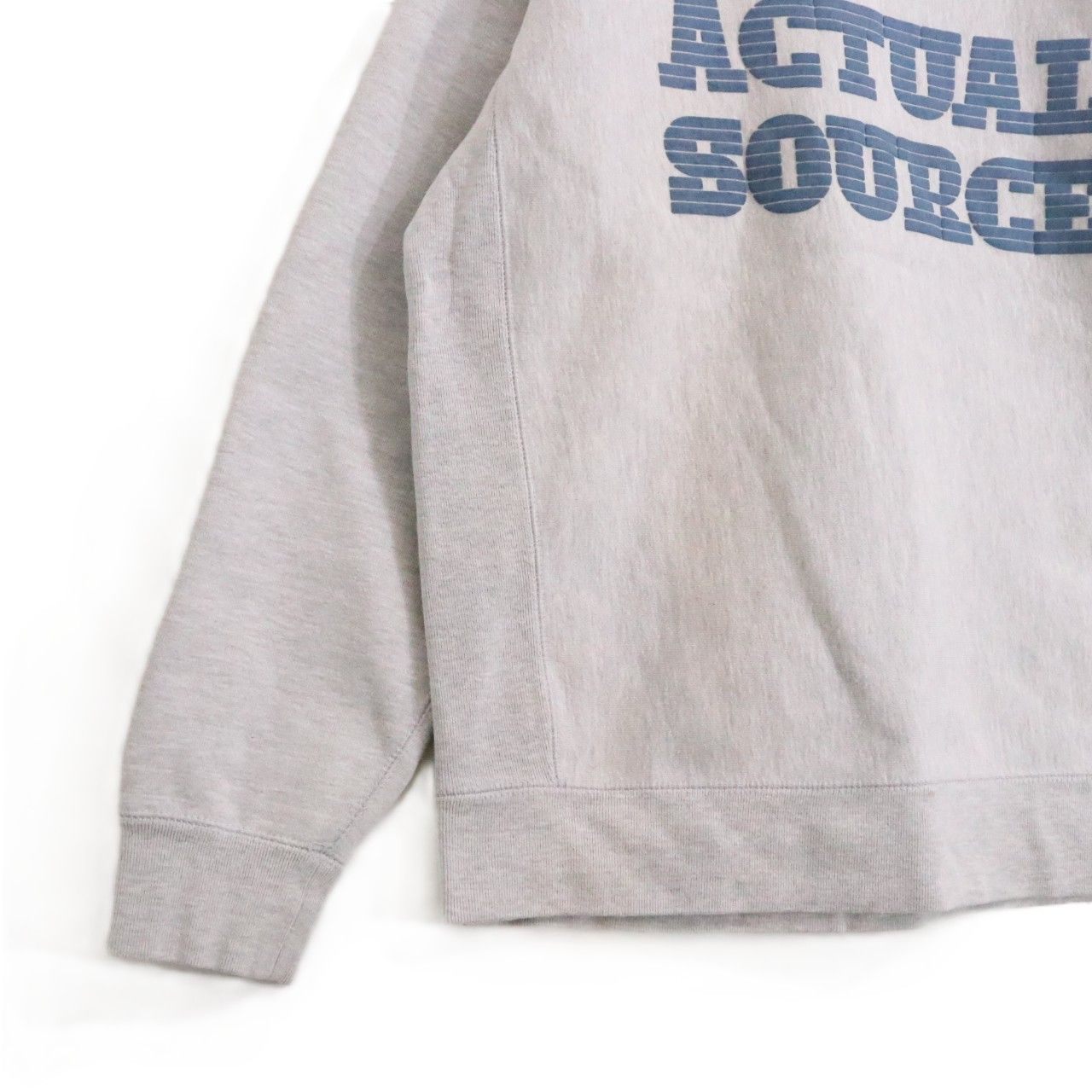 ACTUAL SOURCE 21AW Book Makers Sweatshirt Gray Size L