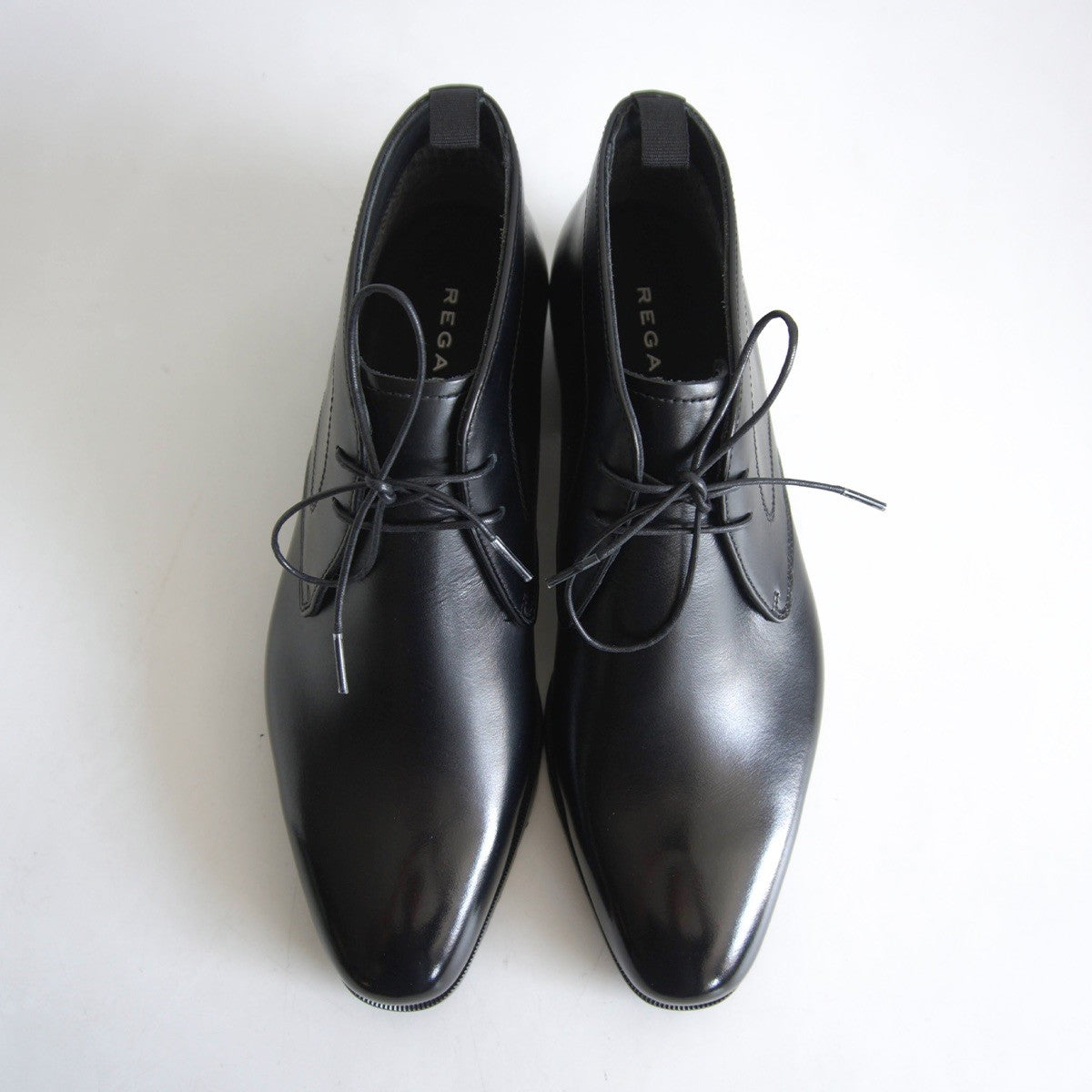 REGAL Gore-Tex Leather Chukka Shoes Black Size 8