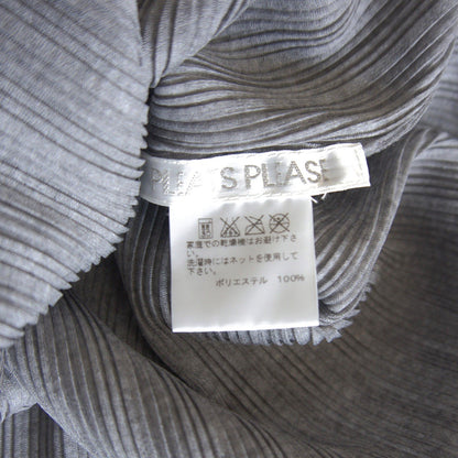 PLEATS PLEASE Pleated Cut & Sew Top Size L
