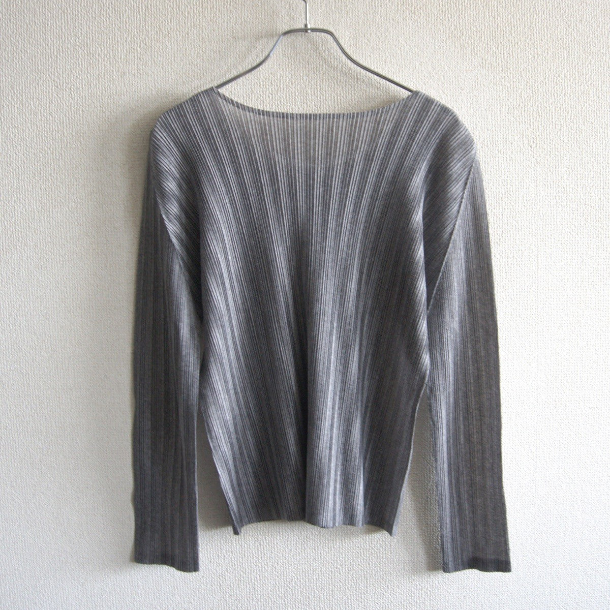 PLEATS PLEASE Pleated Cut & Sew Top Size L