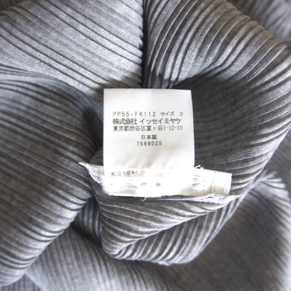 PLEATS PLEASE Pleated Cut & Sew Top Size L
