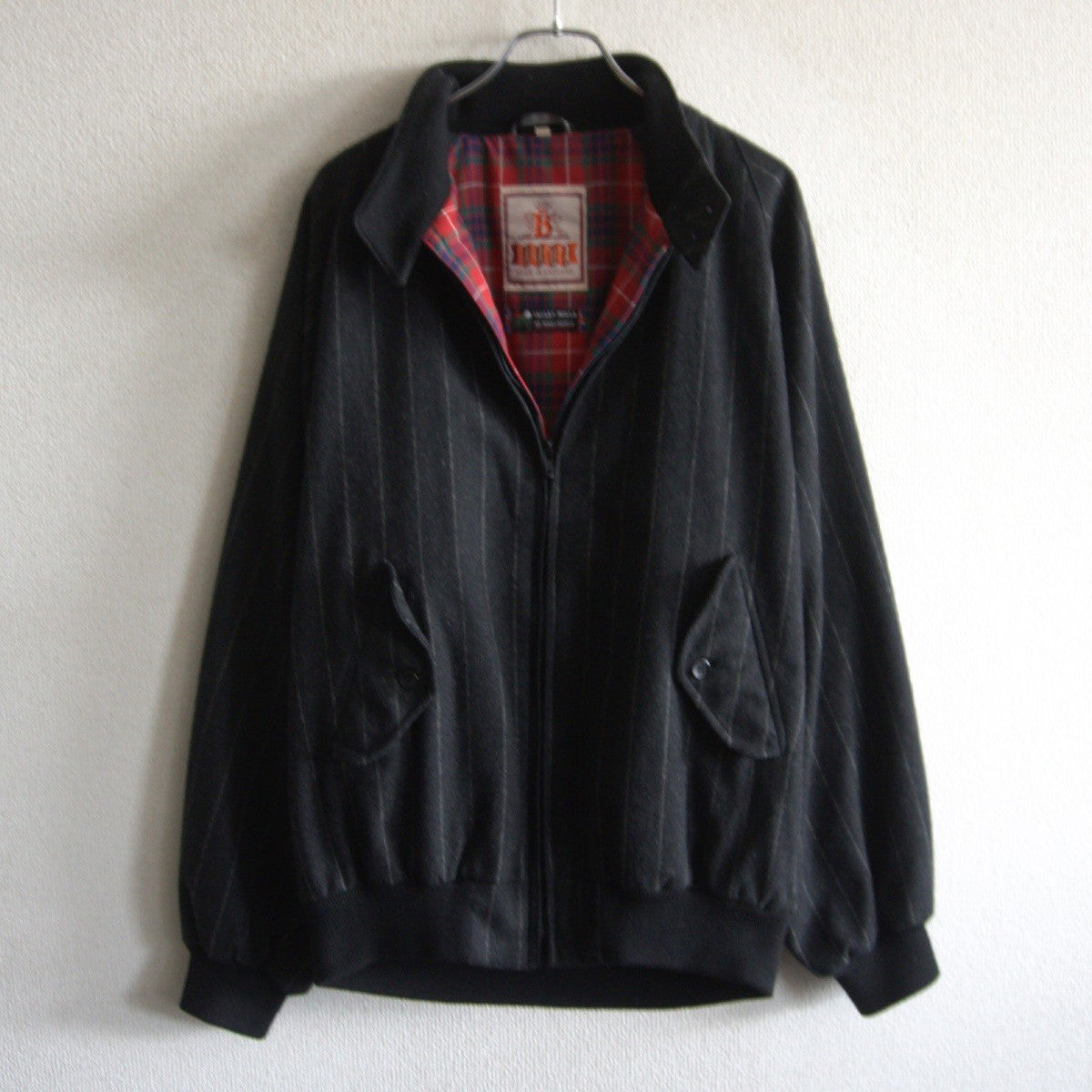 BARACUTA x MALLALIEUS G9 Cashmere Harrington Jacket Size 38
