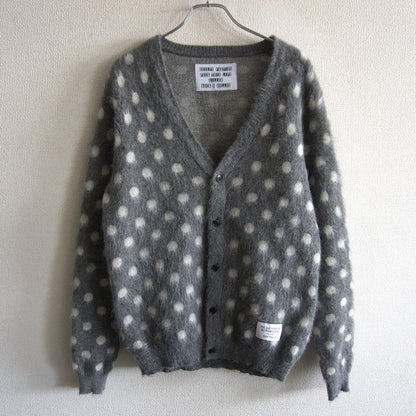 WACKO MARIA Polka Dot Mohair Cardigan Size M