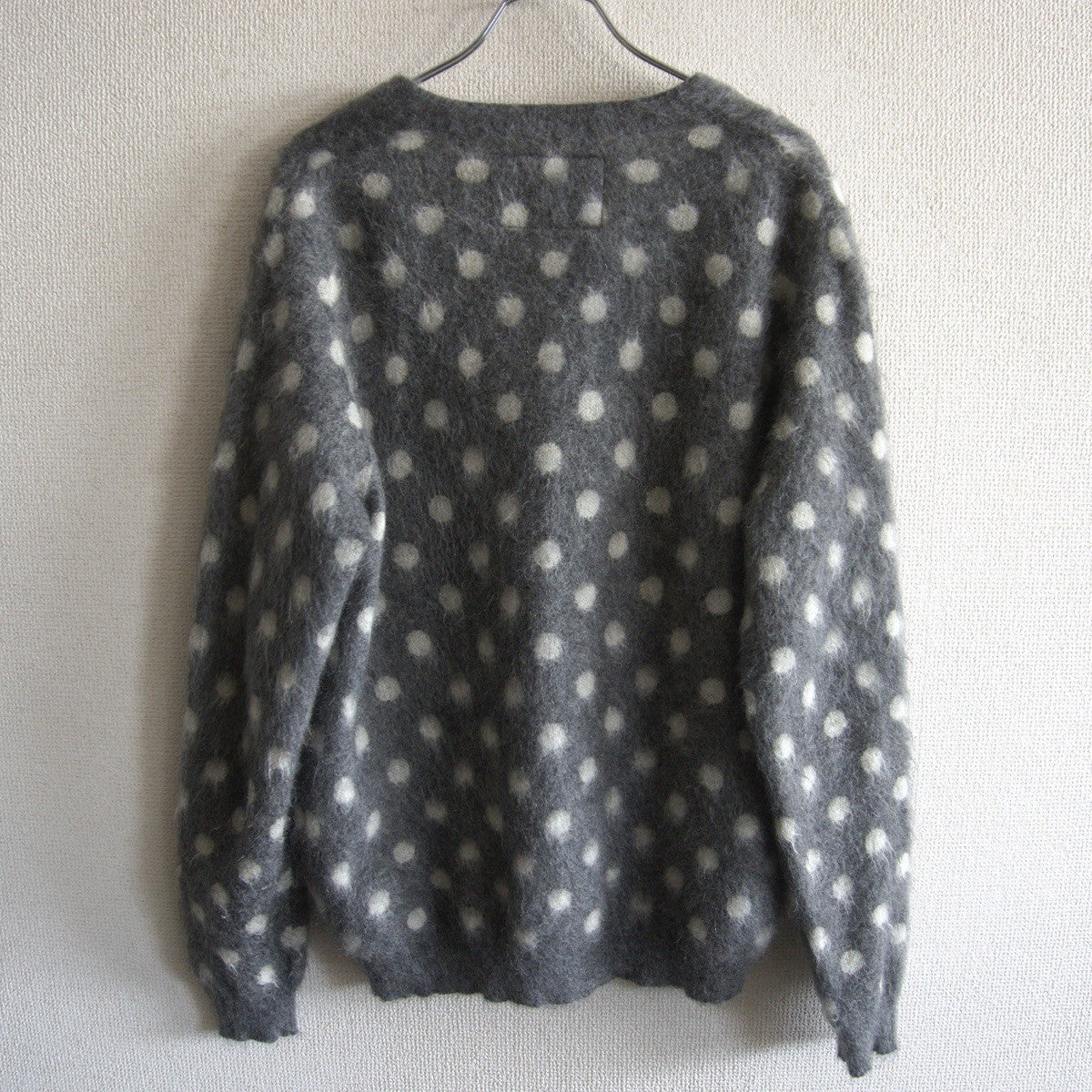 WACKO MARIA Polka Dot Mohair Cardigan Size M