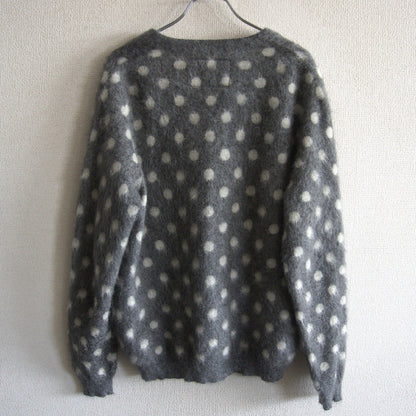 WACKO MARIA Polka Dot Mohair Cardigan Size M