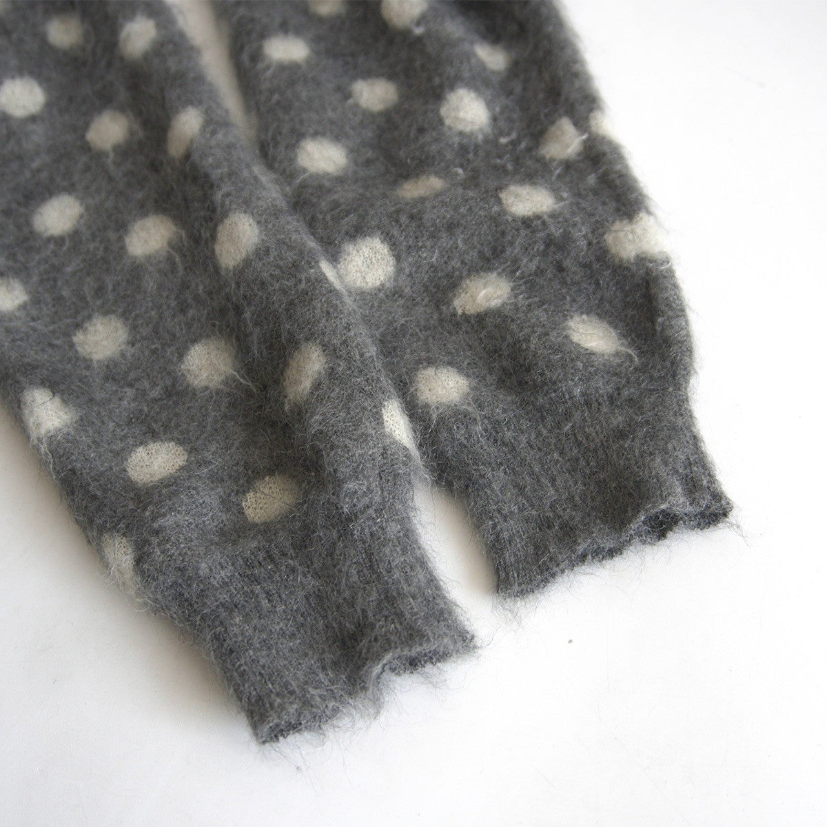 WACKO MARIA Polka Dot Mohair Cardigan Size M