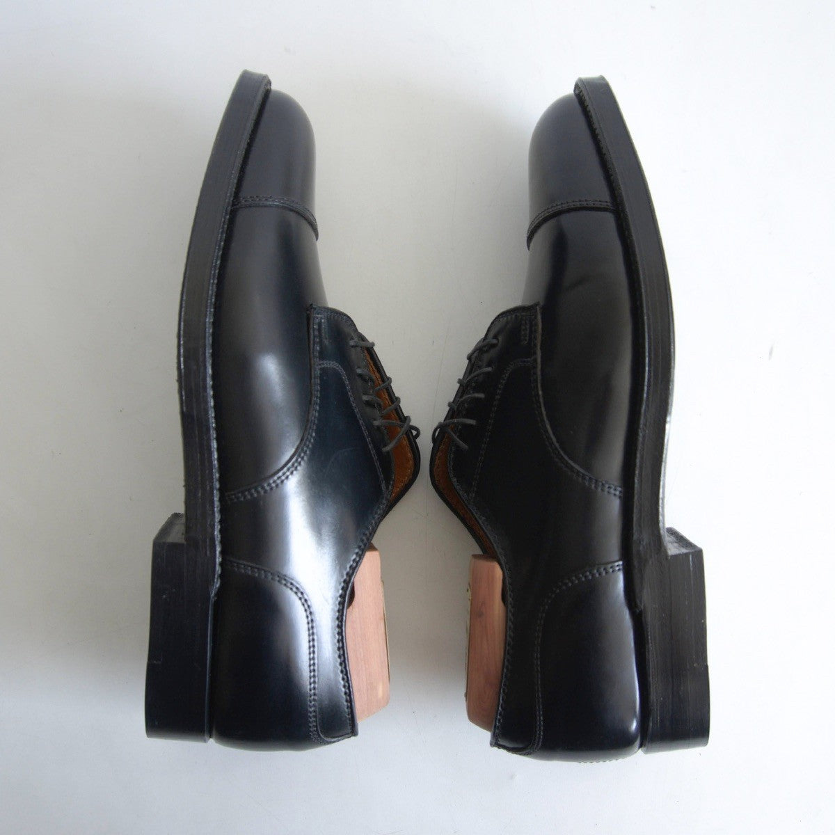 Alden 2161 Straight Tip Cordovan Cap Toe Black Size 8