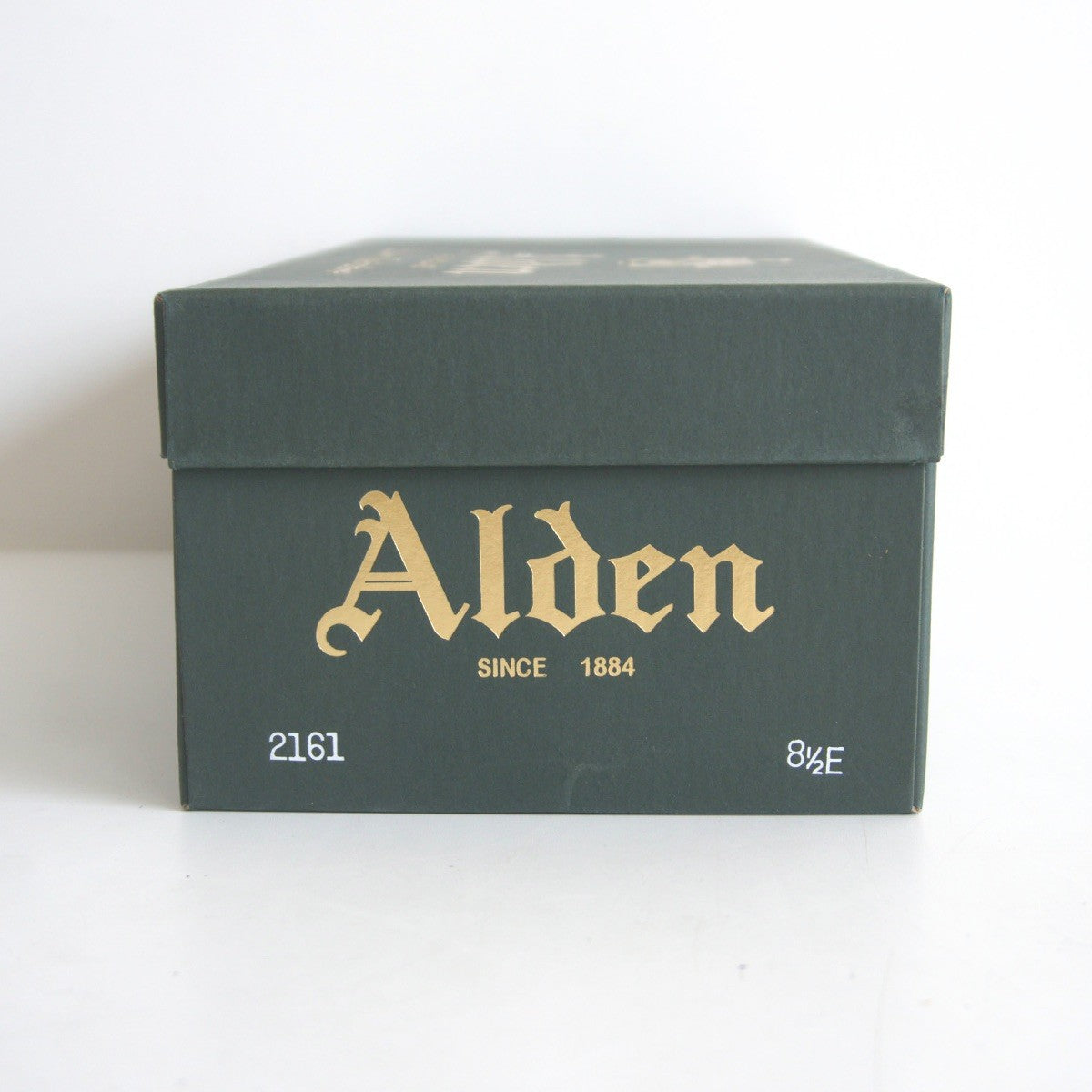 Alden 2161 Straight Tip Cordovan Cap Toe Black Size 8