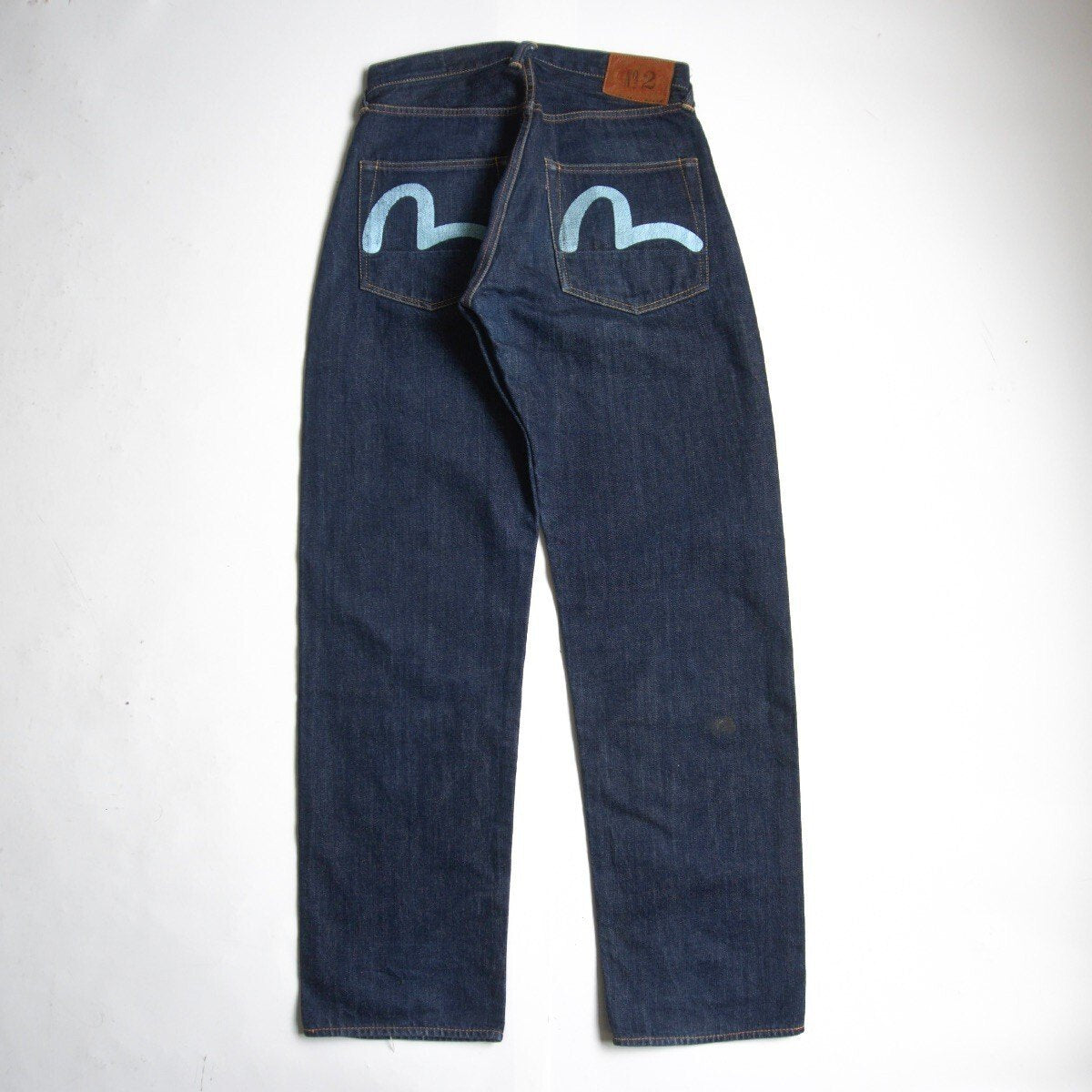 EVISU Lot.2001 Dark Indigo Denim Jeans Size 32×35