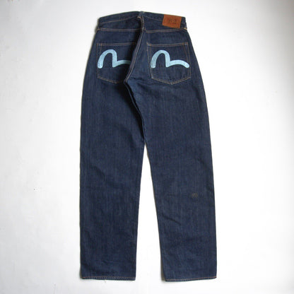 EVISU Lot.2001 Dark Indigo Denim Jeans Size 32×35