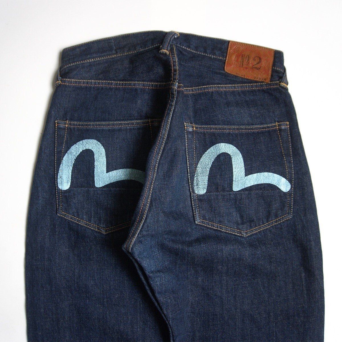 EVISU Lot.2001 Dark Indigo Denim Jeans Size 32×35