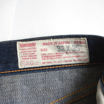 EVISU Lot.2001 Dark Indigo Denim Jeans Size 32×35