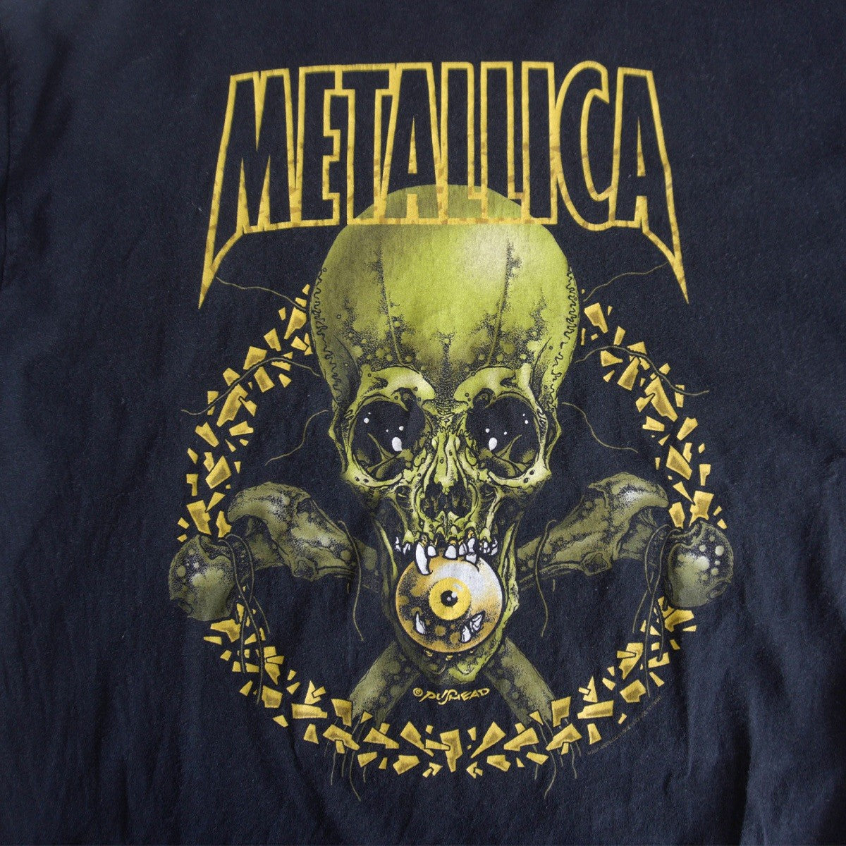 METALLICA 00s No Leaf Clover Band Tee Size XL
